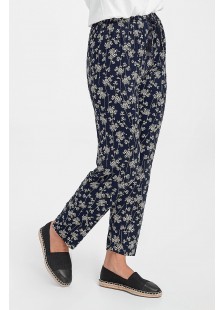 Printed pants STAR CITY Blue Flower