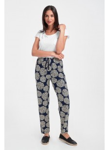 Printed pants STAR CITY Blue Snow