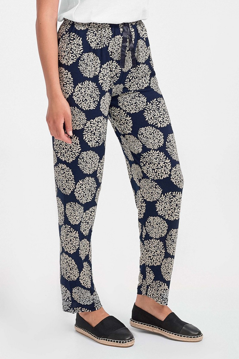 Printed pants STAR CITY Blue Snow