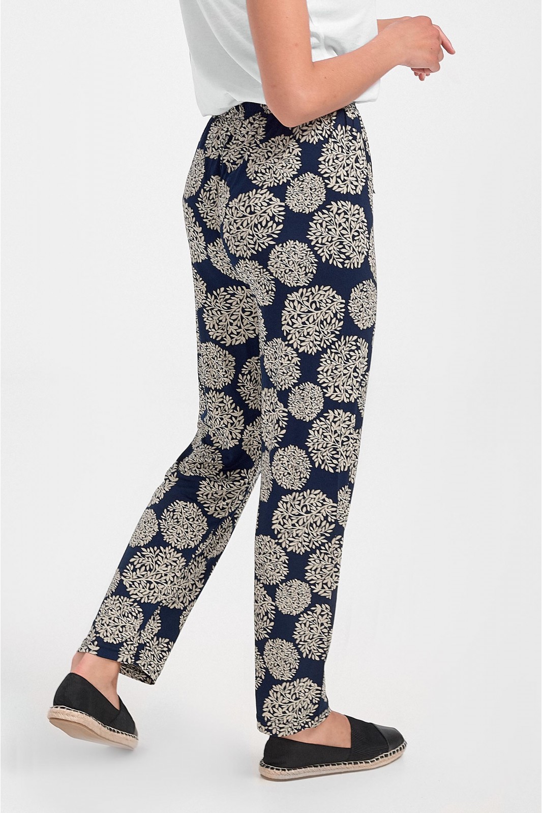 Printed pants STAR CITY Blue Snow