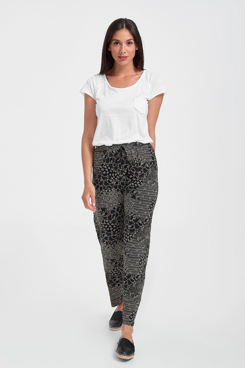 Printed pants STAR CITY Dark Night