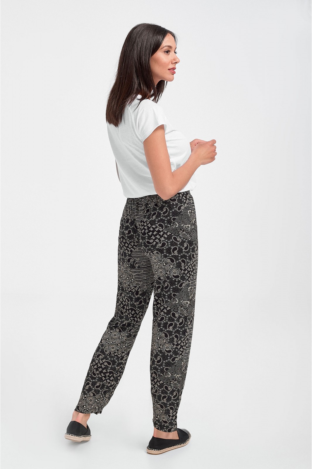 Printed pants STAR CITY Dark Night