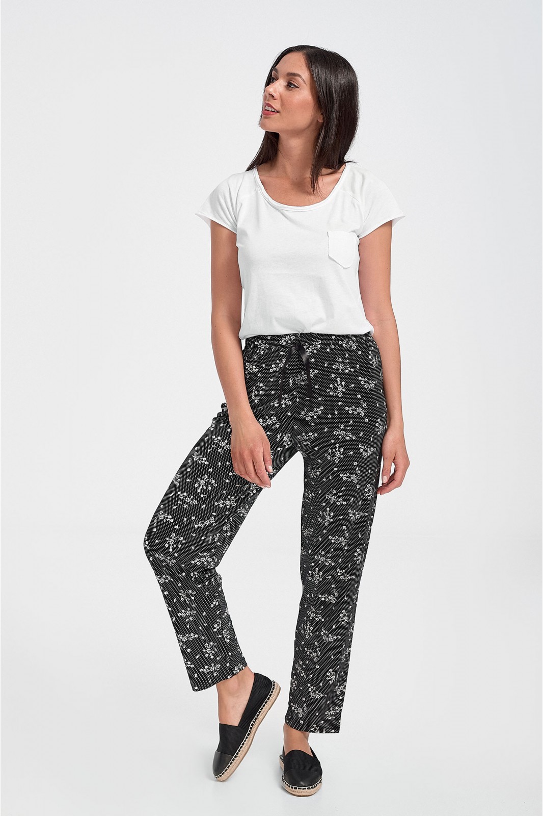 Printed pants STAR CITY GREY Flower