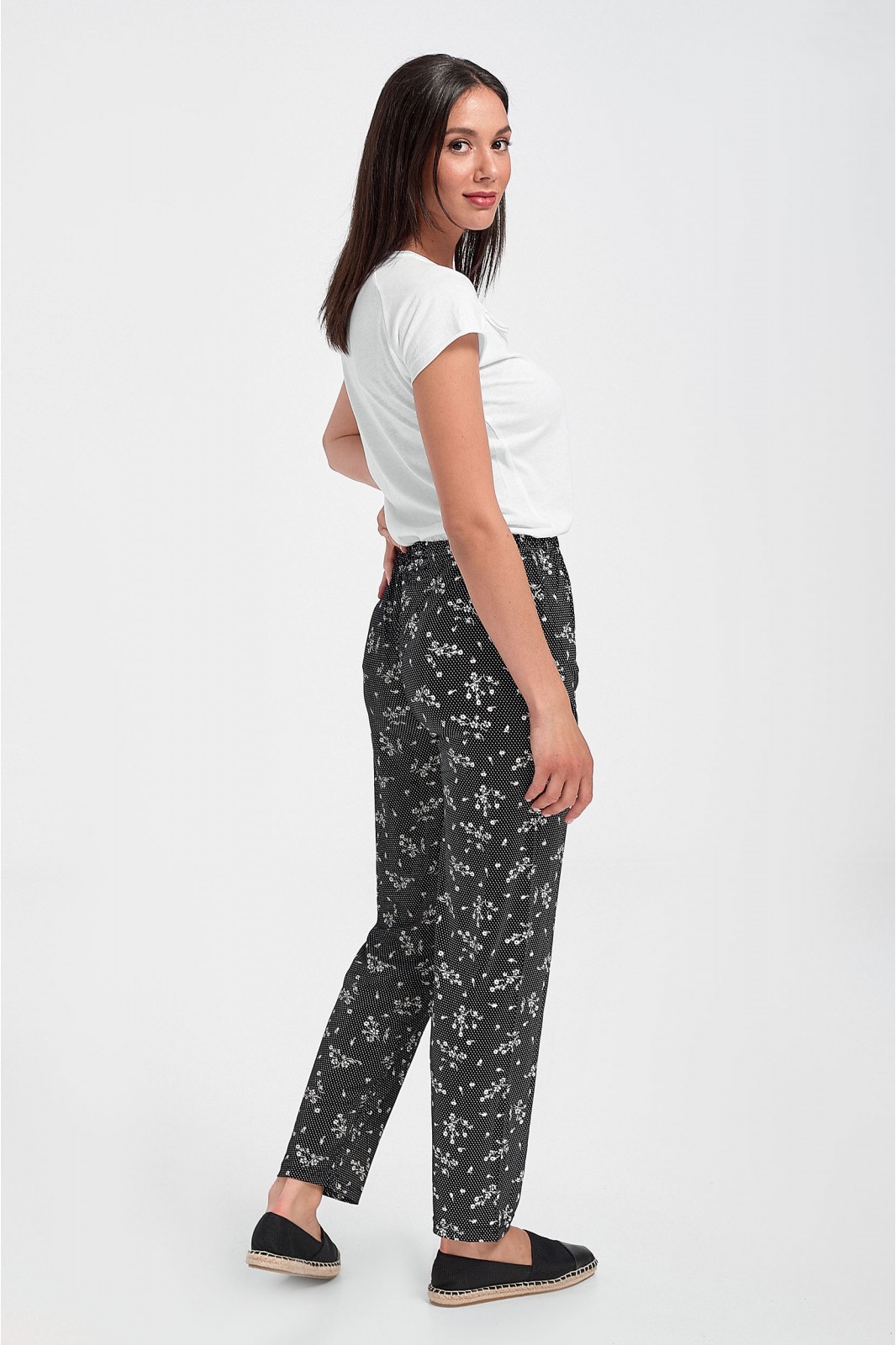 Printed pants STAR CITY GREY Flower