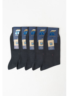 POURNARA men's fine-knit mercerized cotton socks, 5-pack, model PU-122