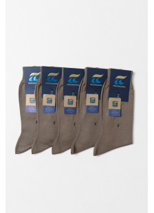 POURNARA men's fine-knit mercerized cotton socks, 5-pack, model PU-122