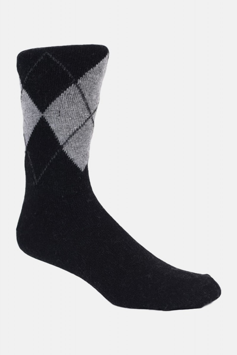 Isothermal plaid socks PRESTIGE