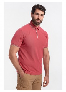 Mens Polo Pique REBASE CORAL Mens Polo Pique REBASE CORAL