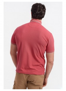 Mens Polo Pique REBASE CORAL Mens Polo Pique REBASE CORAL