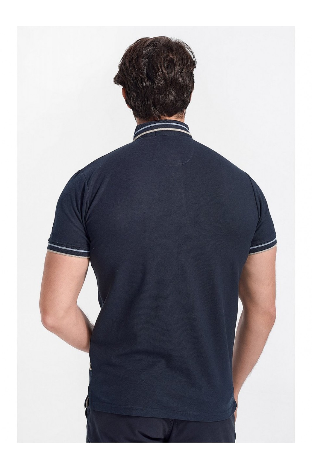 Mens Polo Pique REBASE NAVY Mens Polo Pique REBASE NAVY