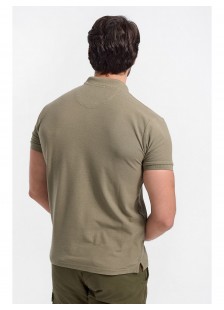 Mens Polo Pique REBASE RGS 32S KHAKI Mens Polo Pique REBASE RGS 32S KHAKI