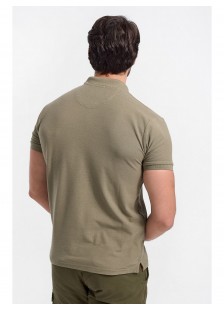 Mens Polo Pique REBASE RGS 32S KHAKI