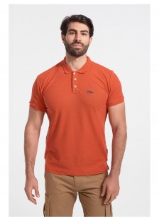 Mens Polo Pique REBASE RGS 32S ORANGE Mens Polo Pique REBASE RGS 32S ORANGE