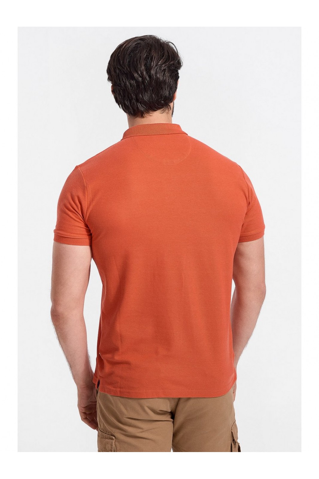 Mens Polo Pique REBASE RGS 32S ORANGE