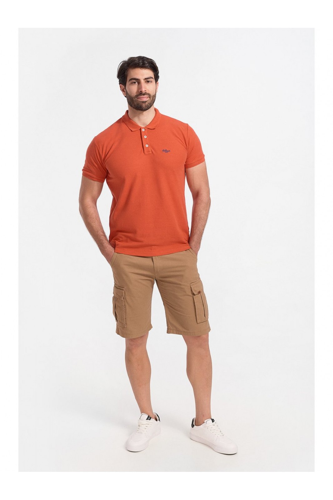 Mens Polo Pique REBASE RGS 32S ORANGE