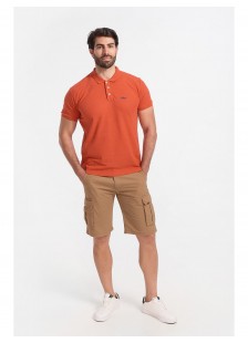 Mens Polo Pique REBASE RGS 32S ORANGE