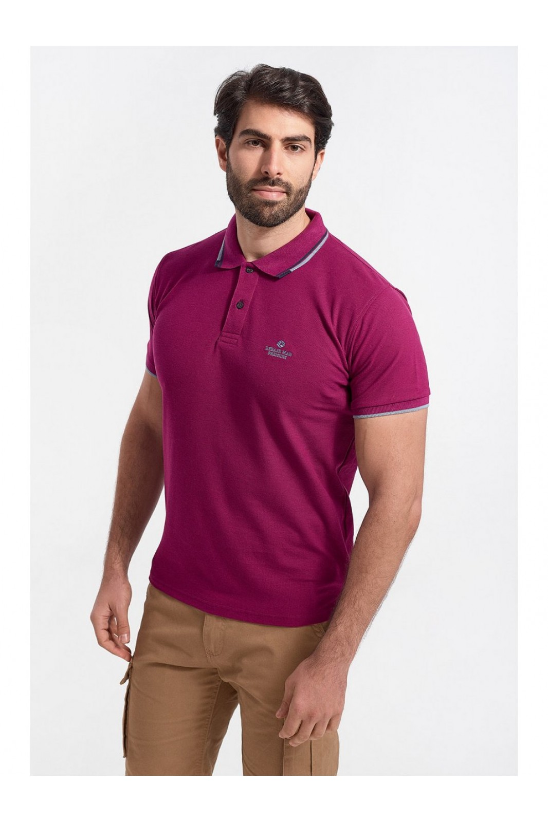 Mens Polo Pique REBASE RGS 35S MOV Mens Polo Pique REBASE RGS 35S MOV