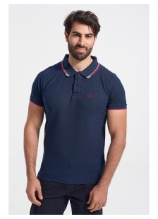 Mens Polo Pique REBASE RGS 35S NAVY