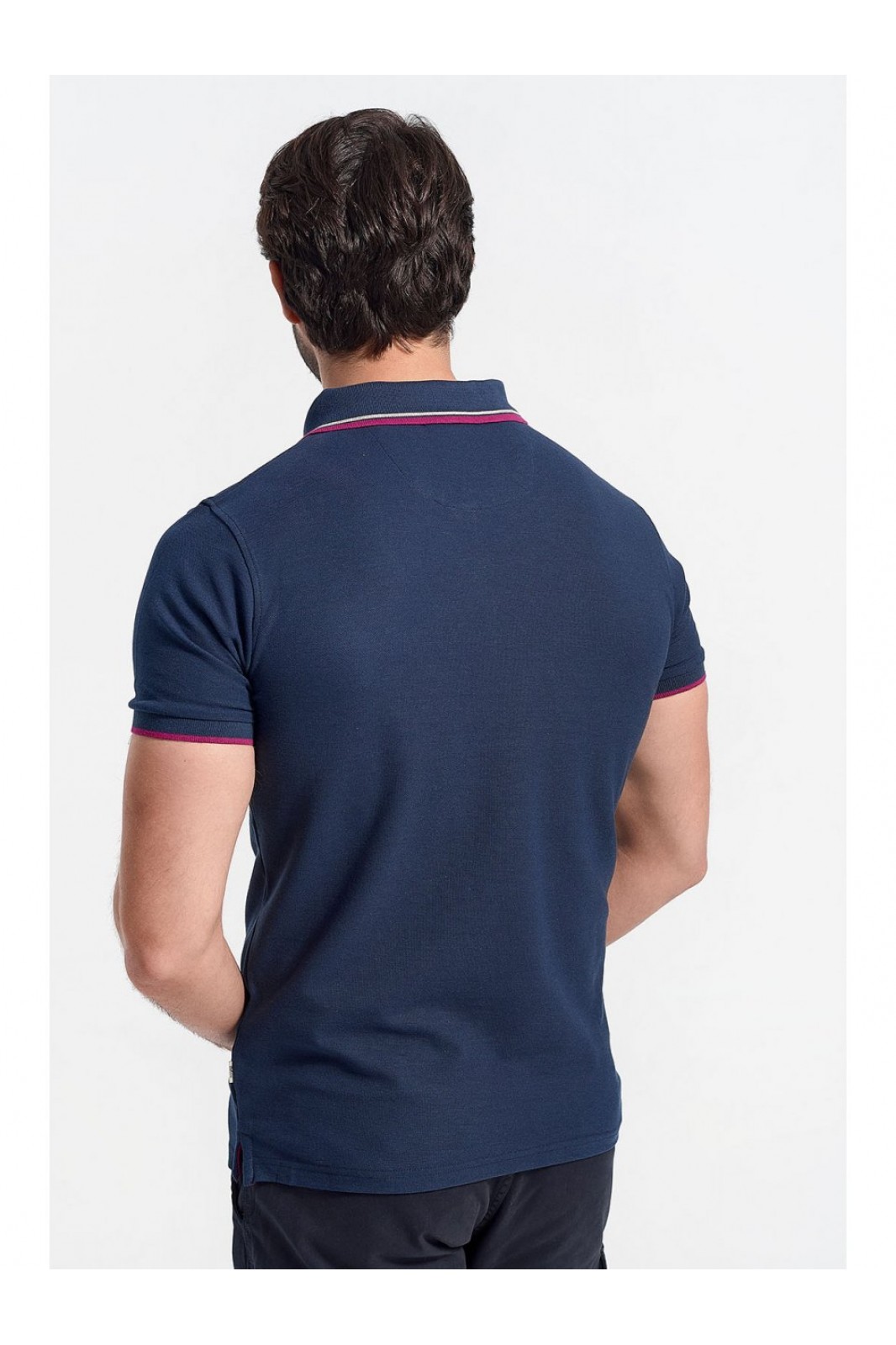 Mens Polo Pique REBASE RGS 35S NAVY