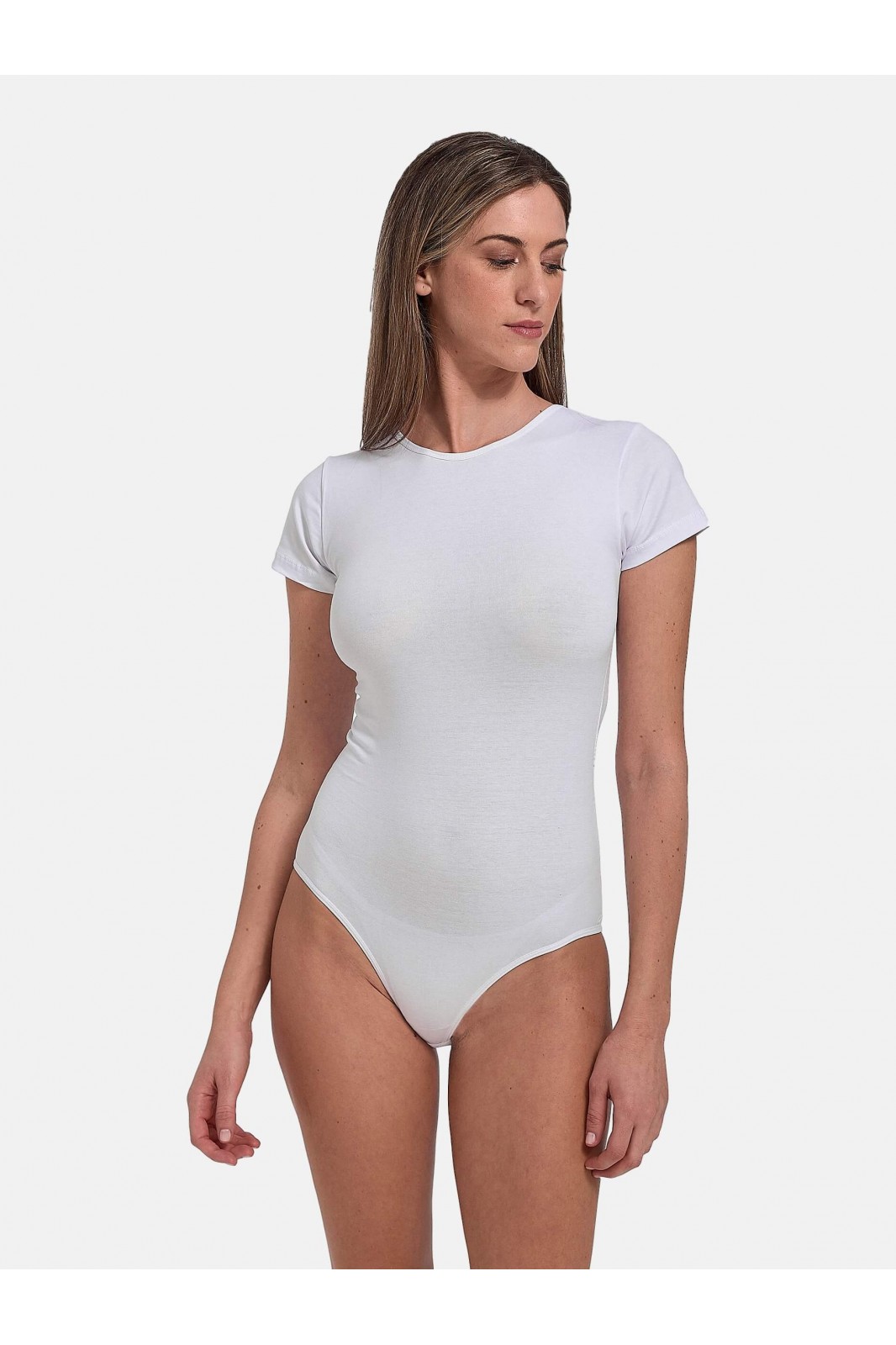 Short-sleeved bodysuit Cotton-lycra