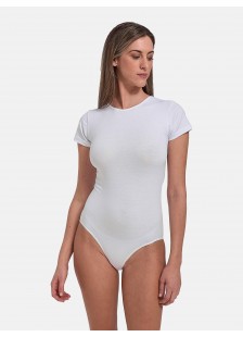 Short-sleeved bodysuit Cotton-lycra