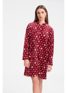 Fluffy robe STARS Polka dots