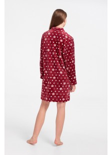 Fluffy robe STARS Polka dots