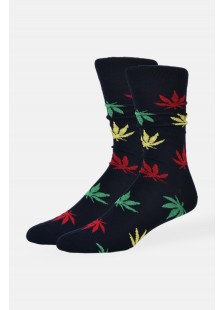 Marijuana crew socks