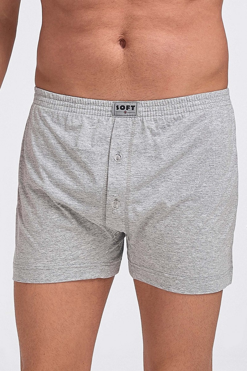 Mens Boxer SOFT - Classic with button