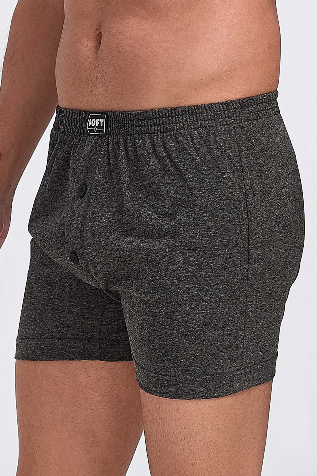 Mens Boxer SOFT - Classic with button