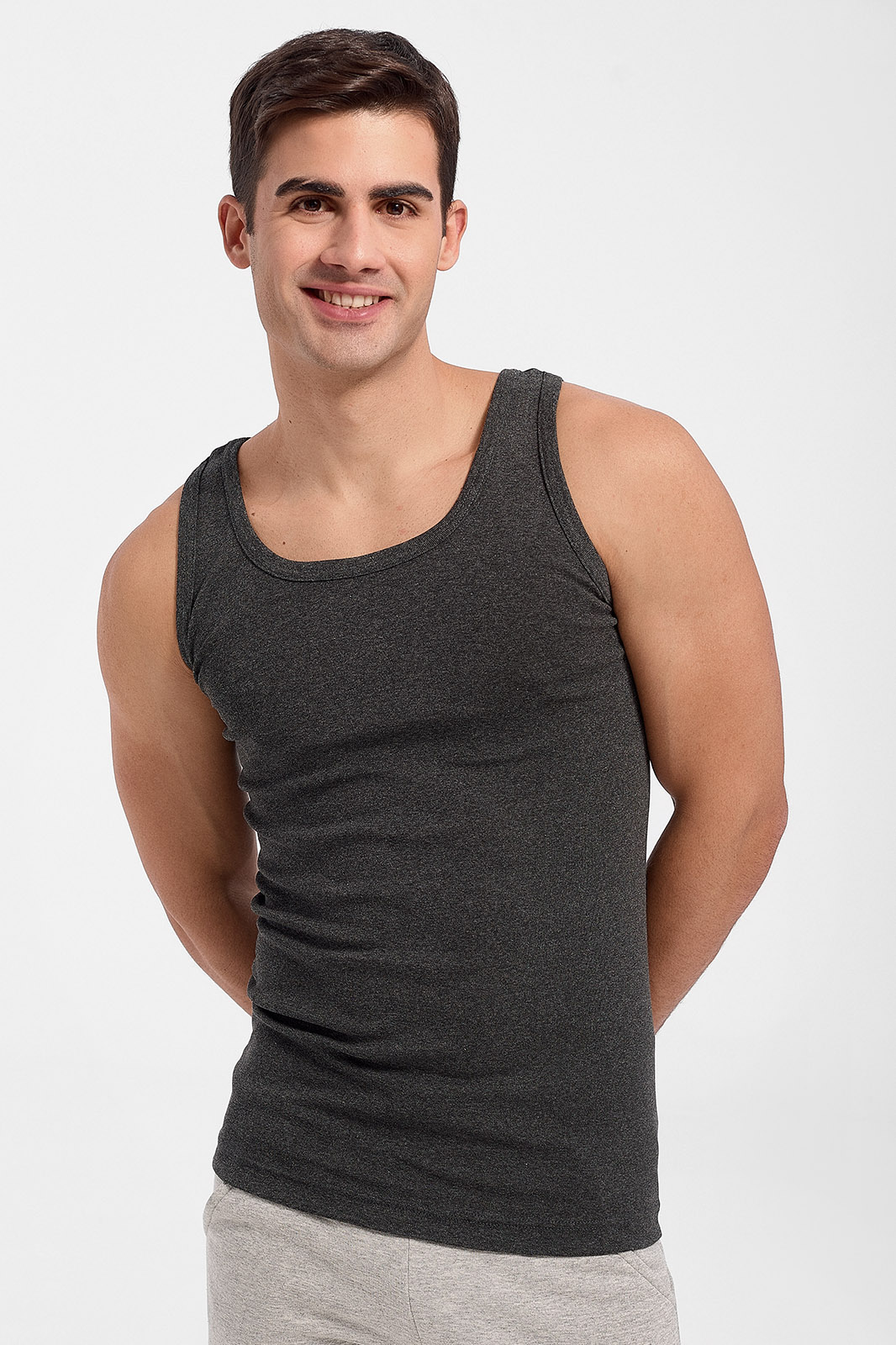 Mens SOFT Undershirt  - Wide Strap