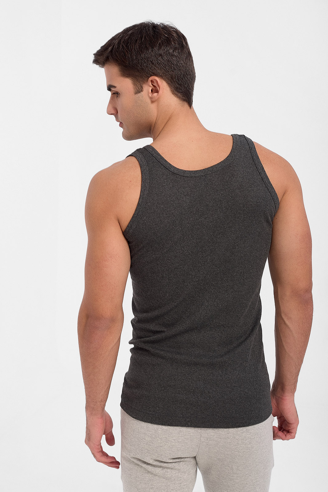 Mens SOFT Undershirt  - Wide Strap