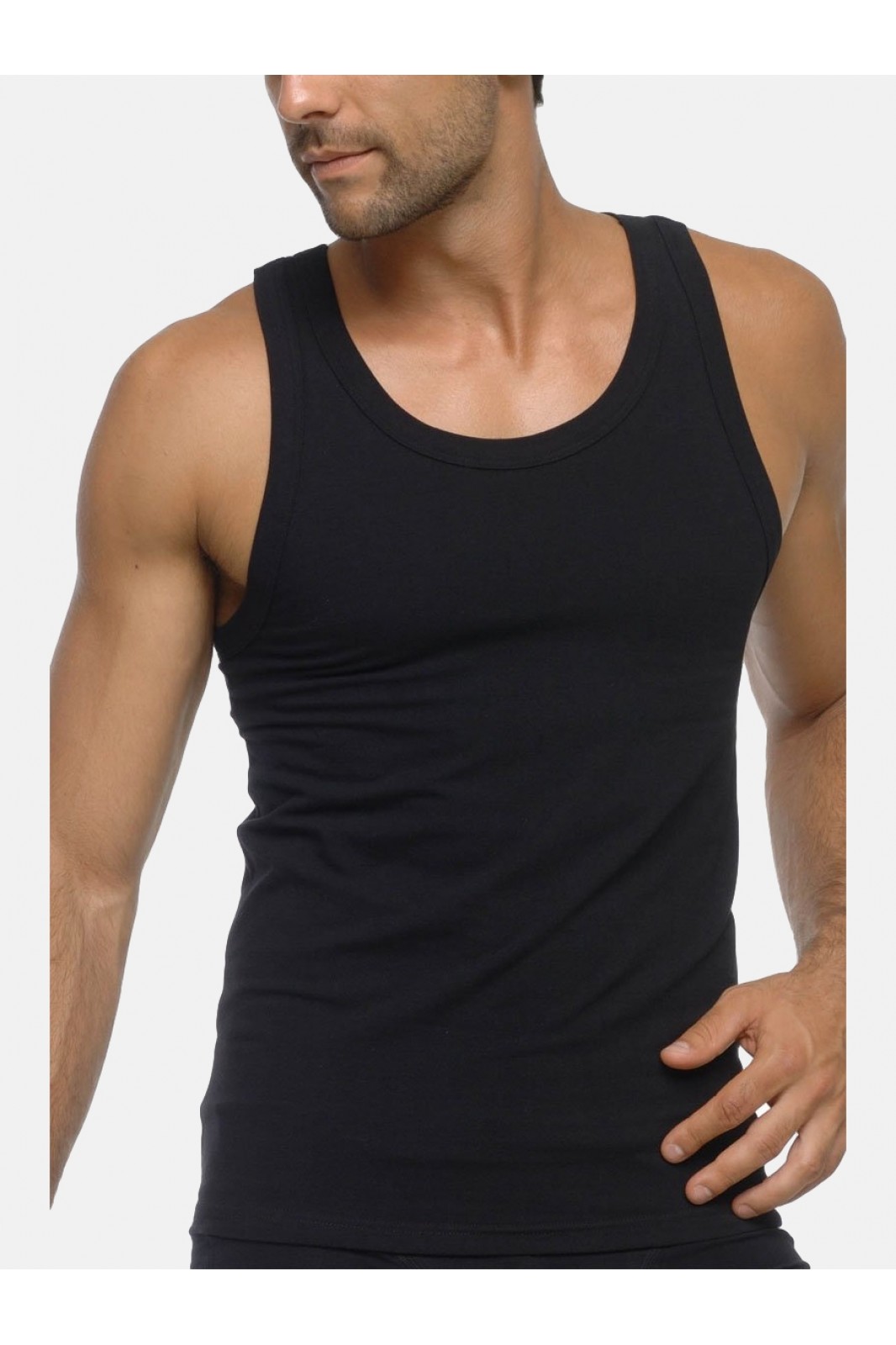 Mens SOFT Undershirt  - Wide Strap