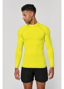 White Kariban PA4017 long-sleeve UV protection rashguard