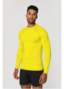White Kariban PA4017 long-sleeve UV protection rashguard