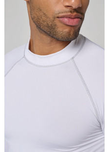 White Kariban PA4017 long-sleeve UV protection rashguard