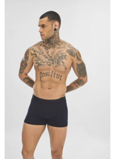 SOMA men's Hello boxer shorts 2-pack with one solid-colour and one printed pair