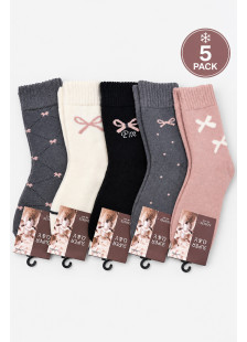 SUPER QY Winter Socks, 5-Pack QY15-WZ3-22