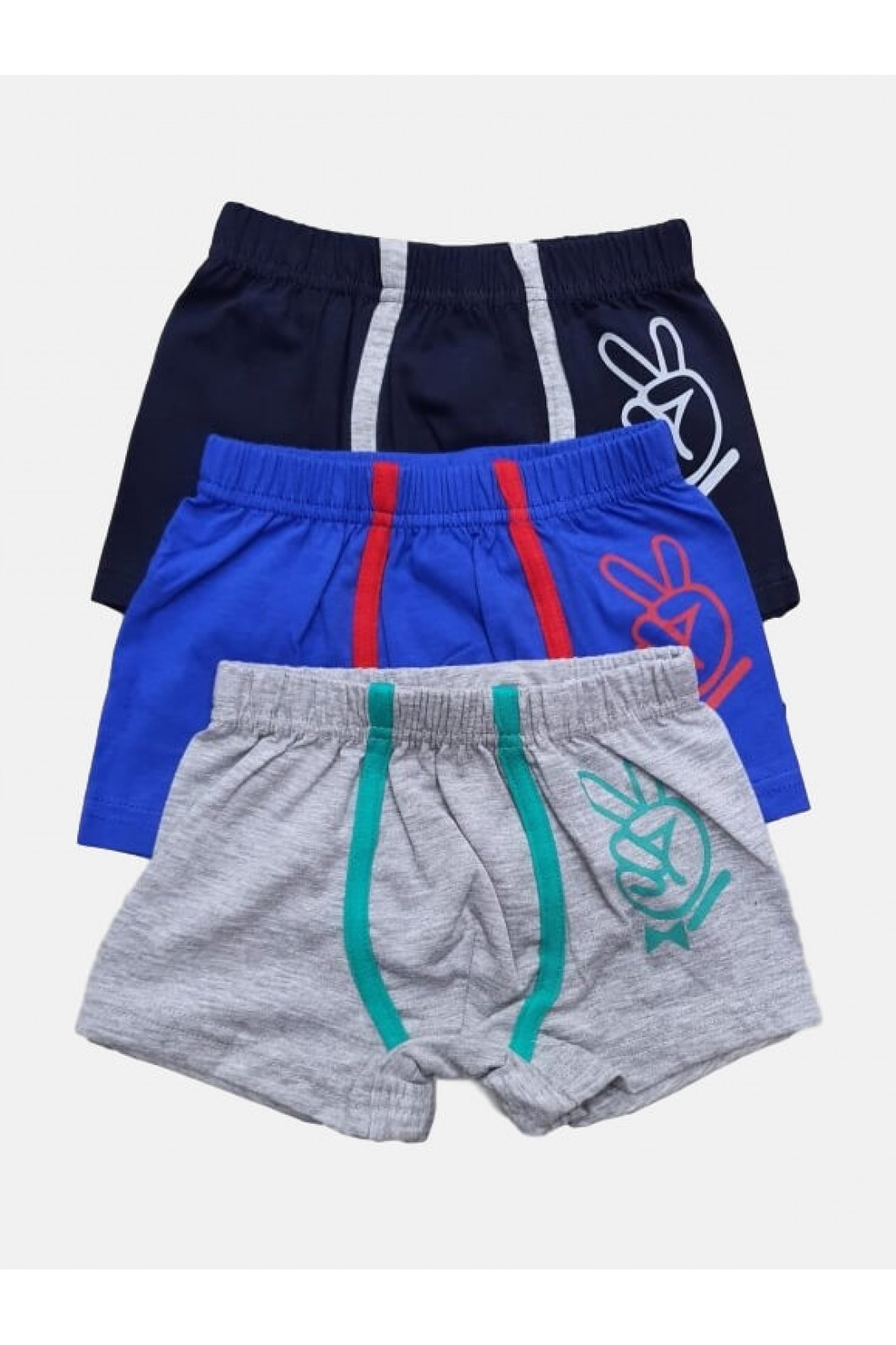 Kids Boxer Briefs Trendy 3Pack COMBO 4