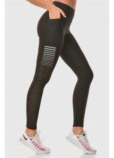 Sports leggings Superstacy BLACK COMFORT PUSH UP FIT Sports leggings Superstacy BLACK COMFORT PUSH UP FIT