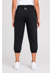 TRAX 45176 black cropped trousers