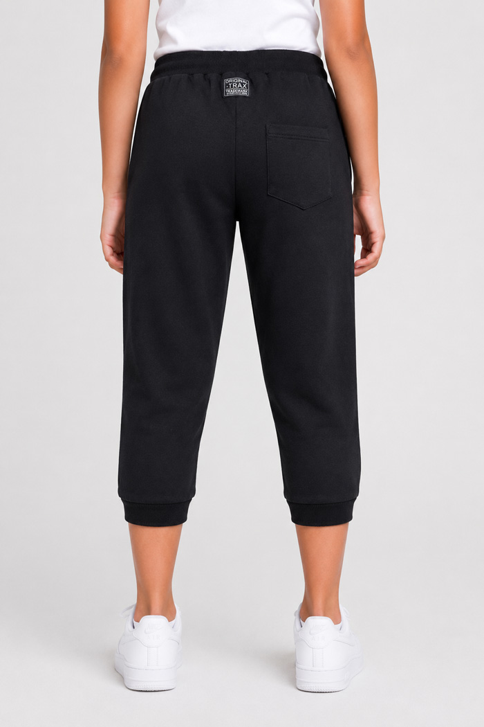 TRAX 45176 black cropped trousers