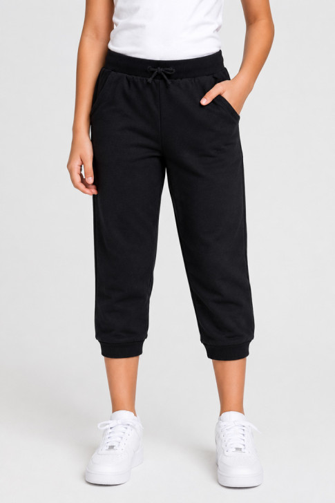 TRAX 45176 black cropped trousers