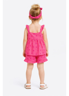 TRAX girls' top and shorts set 49240 fuchsia