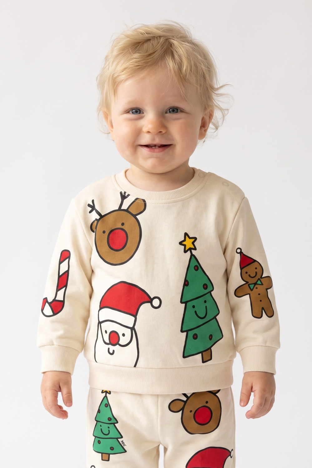 TRAX baby boys' top and trousers set 50552, Cream