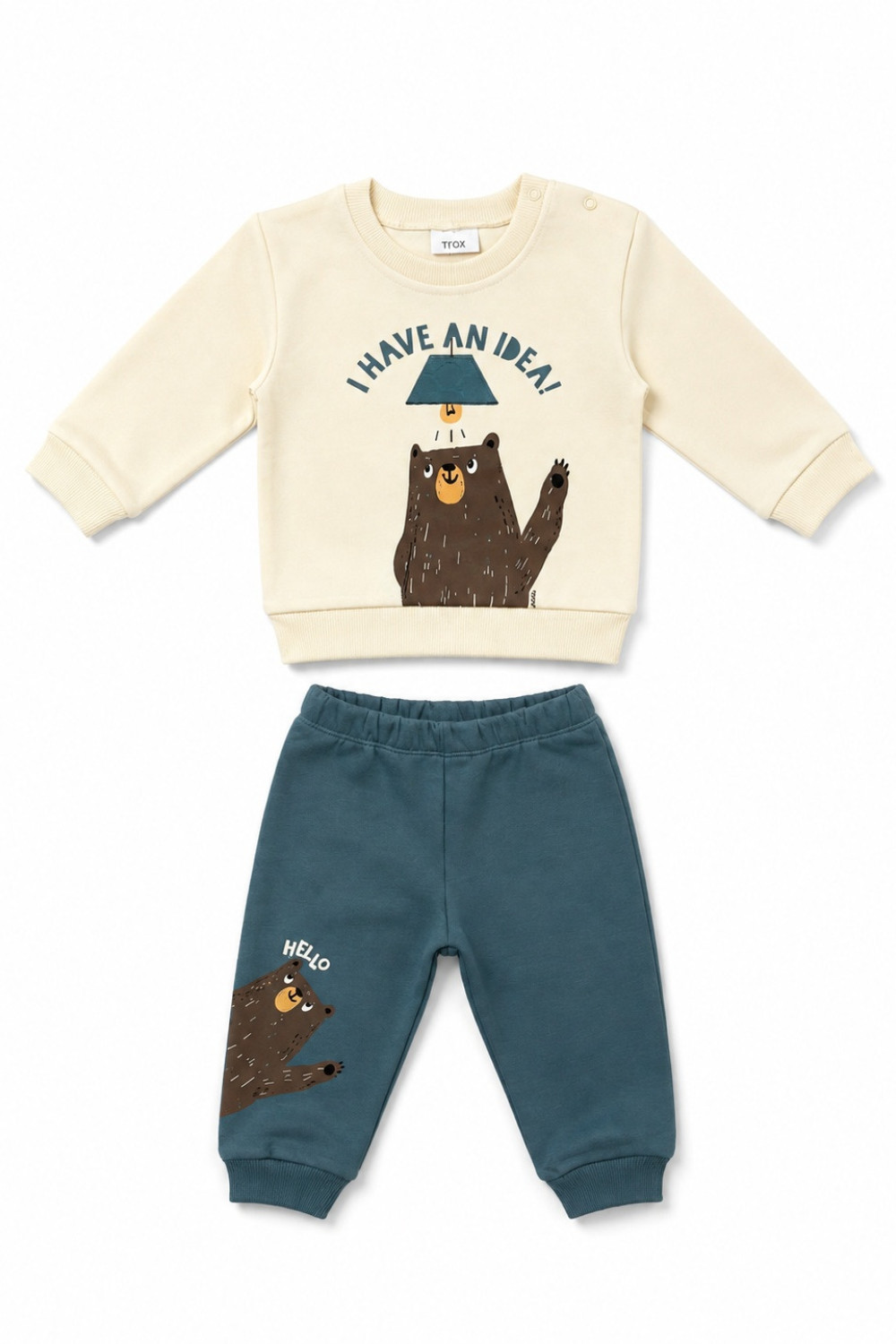 TRAX 50560 baby boys' bear top and trousers set