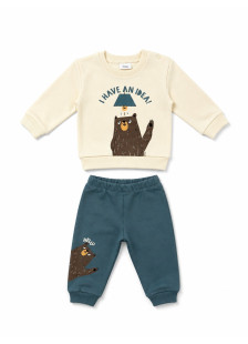 TRAX 50560 baby boys' bear top and trousers set