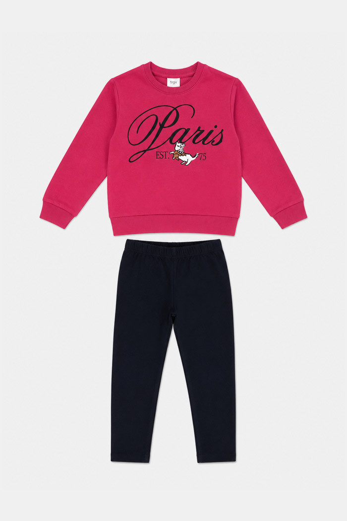 TRAX Paris 50608 girls' sweatshirt and leggings set
