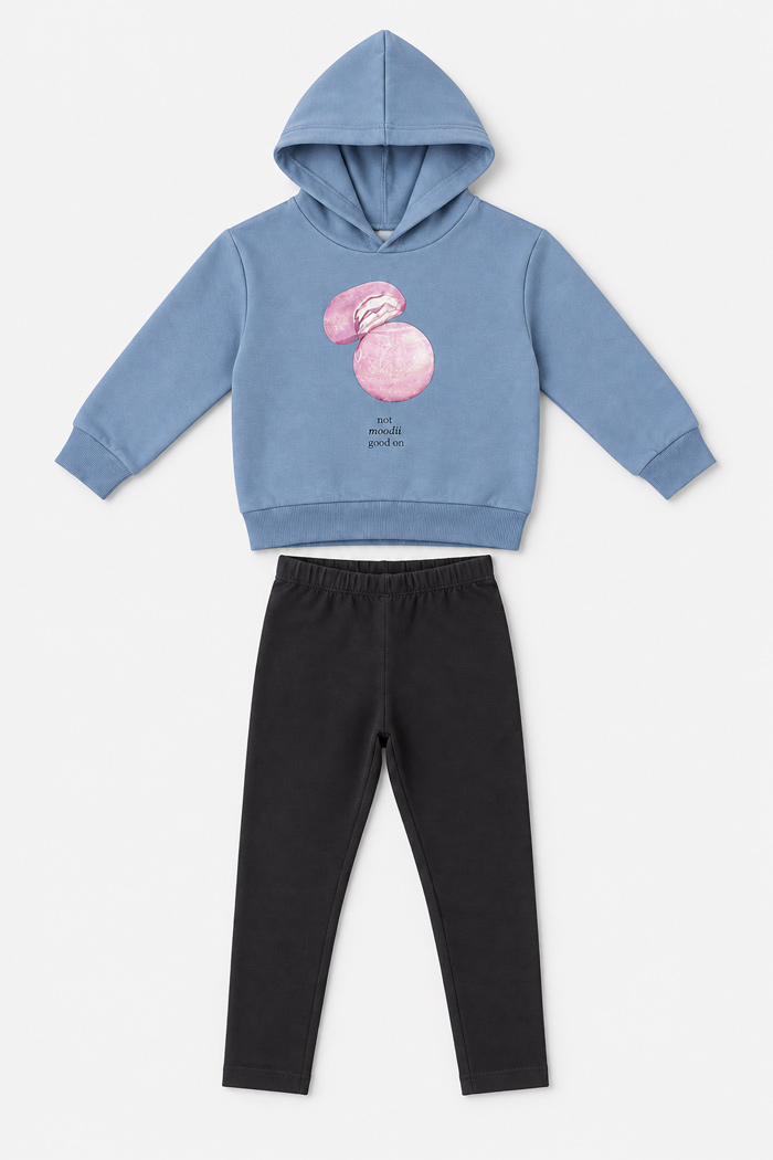 TRAX Donuts 50617 girls' sweatshirt and leggings set