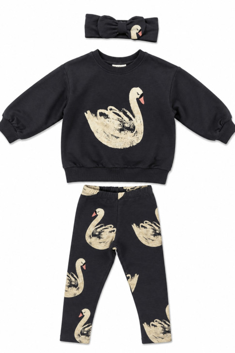 TRAX baby leggings and top set 50711 Carbon